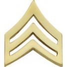 "SGT" Uniform Collar Pins - Tall w/ Point - Sold in Pairs